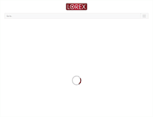 Tablet Screenshot of lorexinc.com